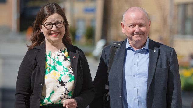 Den förra utbildningsministern Anna Ekström har fått regeringens förordnande som ordförande för Umeå universitets styrelse från och med 1 maj 2023. Bild från då hon besökte universitetet som utbildningsminister i maj 2022.