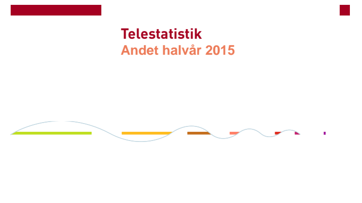  Publikationen "Telestatistik - andet halvår 2015" (pdf-fil)