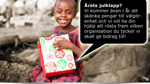 Ta ställning för årets julklapp
