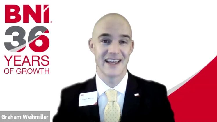 BNI CEO Graham Weihmillerin tervehdys suomalaisille BNI Kick Off 2021 -tapahtumassa
