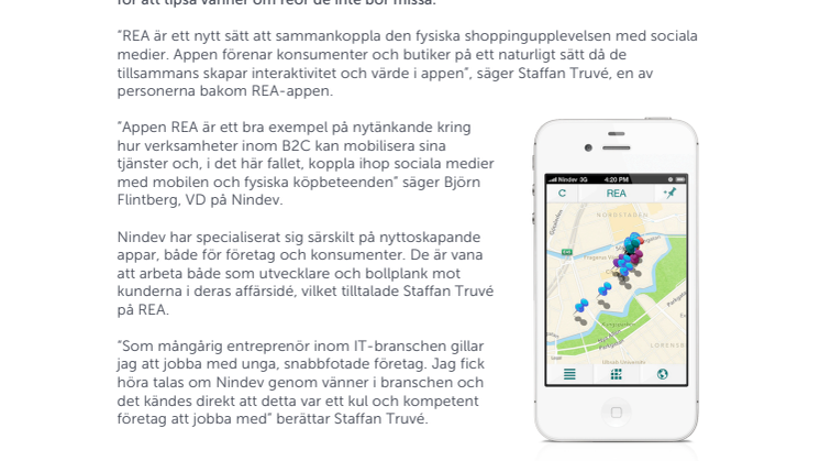 Appen REA ger bättre shopping
