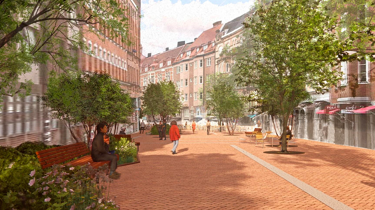 Friisgatan som gågata