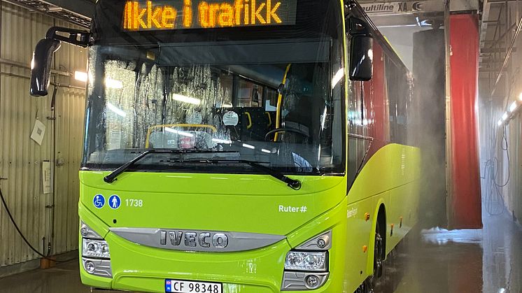 Bilvaskehallen i drift