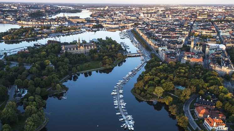 Right in the middle of the vibrant Swedish capital of Stockholm, the sustainability work done at Royal Djurgården is awarded. Photo: Henrik Trygg/Mediabank Visit Stockholm.com