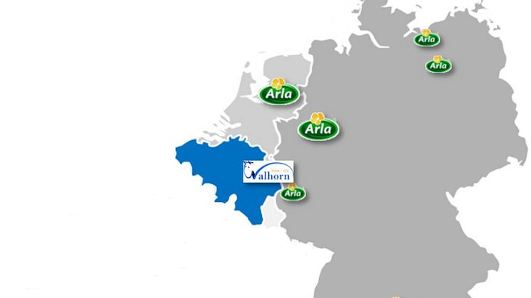 Map of merger with Walhorn
