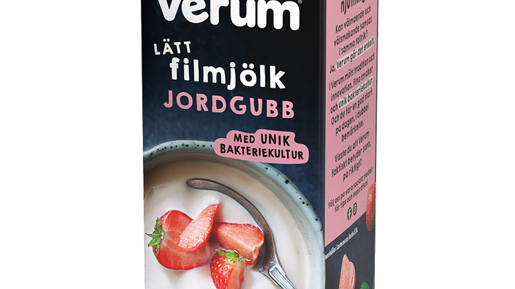 Verum Filmjölk Jordgubb