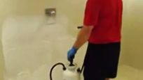 Rengöring/desinficering av hygienutrymmen med Foam Matic 5P