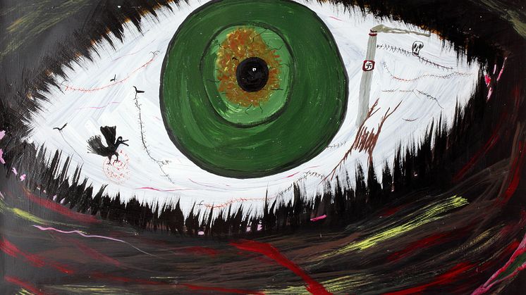 Ceija Stojka. Utan titel, 1995. Collection Antoine de Galbert, Paris.