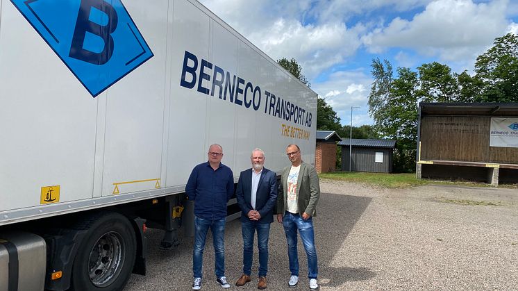 Från vänster: Mattias Jönsson (Berneco), Christian Hallberg (Tempcon) och Jesper Rosén (Berneco), 