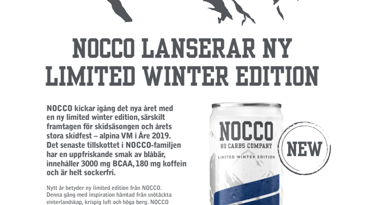 NOCCO släpper ny limited winter edition
