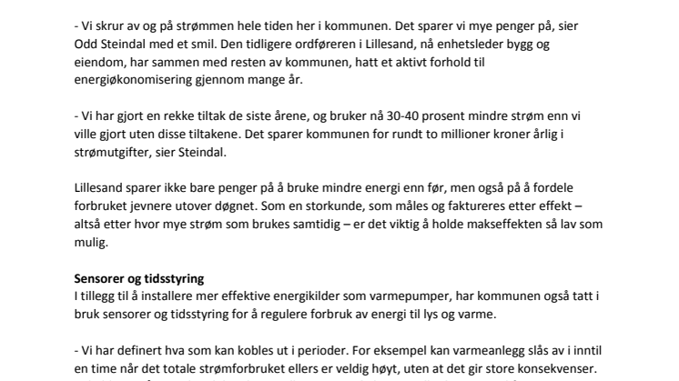 Sparer på stadig å skru av og på strømmen