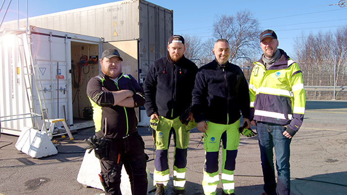 Personal tillsammans med Per Järrhult, VD för Conspect och MCR.