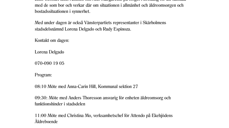 Vågar du bli gammal i Stockholm?