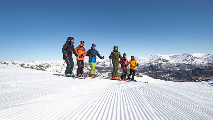 Närmare 4 miljoner skidåk gjordes i SkiStars skidbackar under jul- och nyår. Foto SkiStar. 