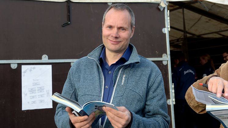 Pasi Aikio var nöjd med att Who's Who lottades till innerspåret. Foto: Lars Jakobsson.