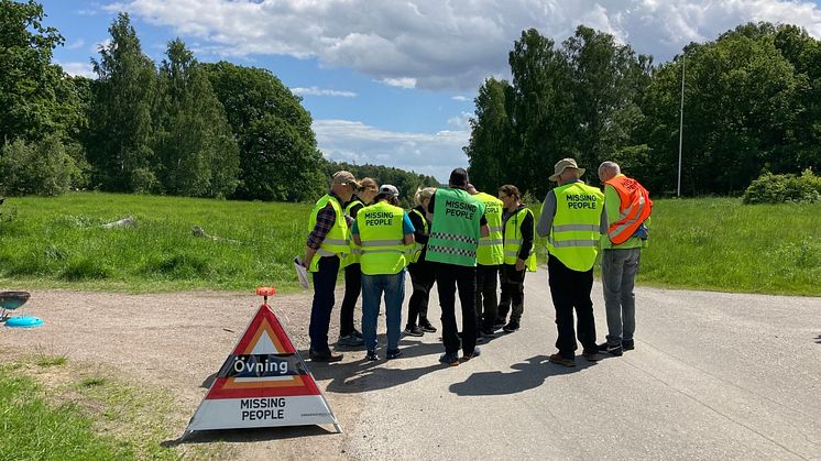 Testa en sökinsats ihop med Missing People i Västmanland