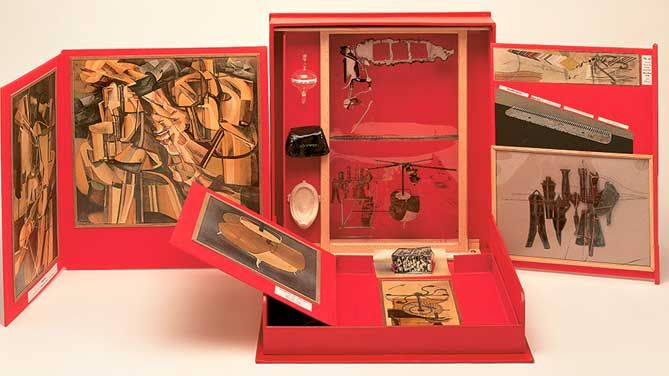 Marcel Duchamp, Boîte-en-valise, 1941/1966. ©Man Ray, Marcel Duchamp / Bildupphovsrätt 2017