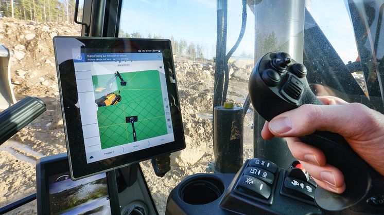 Dig Assist på Hagströmsa gymnasiets EW160E