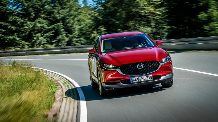 Mazda CX-30 i Soul Red Crystal