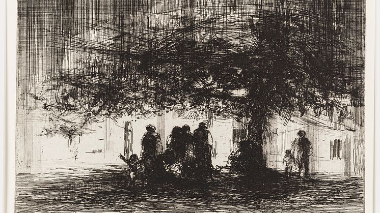 Ingemar Lööf, etsning (25 × 33 cm)