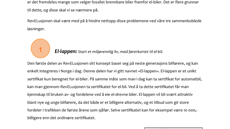 Vinnergruppens løsning - Energi for framtiden