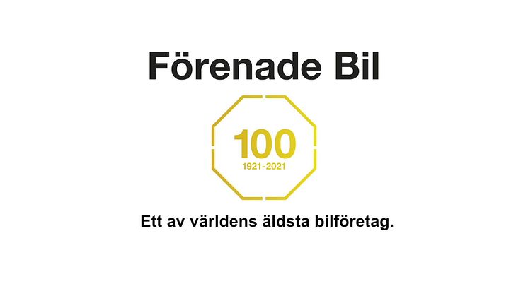 Förenade Bil fyller 100 år!