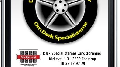 Nu kan du finde Dæk Specialisterne på din smartphone. 
