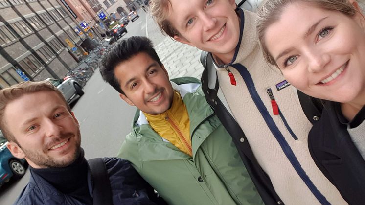 Teamet på Nutrie som nu går in i Chalmers Ventures Accelerator