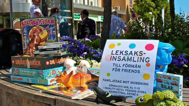 Nya Quality Hotel Friends bjuder in till familjedag med loppis i kampen mot mobbning
