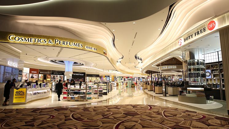 The world's first integrated duty-free zone operated by DFS and The Shilla Duty Free at Terminal 4