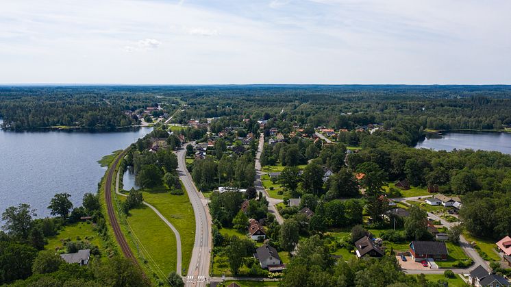 Hur vill vi att Hässleholms kommun ska se ut i framtiden och vad ska hända här? Översiktsplanen anger riktningen för utvecklingen av den fysiska miljön med plats för bland annat bostäder, kollektivtrafik, grönområden och skolor. Foto: Fotograf Daniel