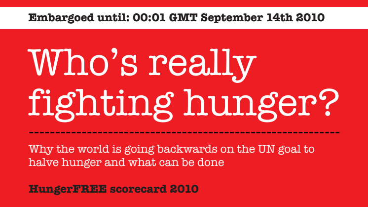 Who’s Really Fighting Hunger?  - rapport från ActionAid Intl.