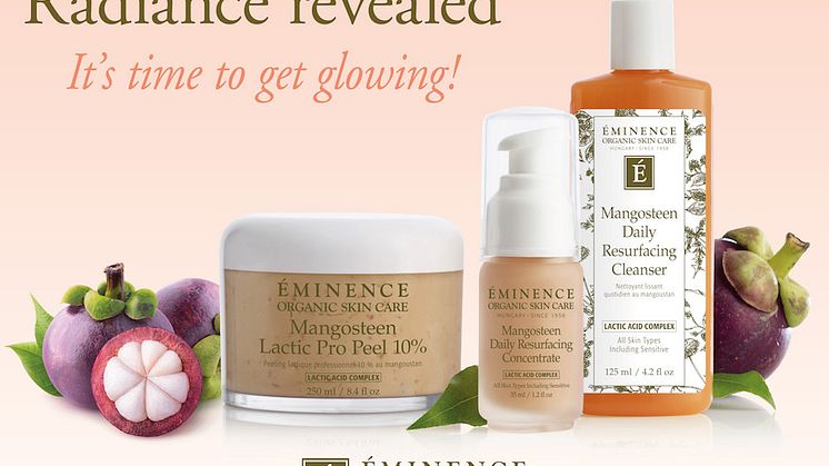Éminence lanserar Mangosteen Lactic Acid Collection