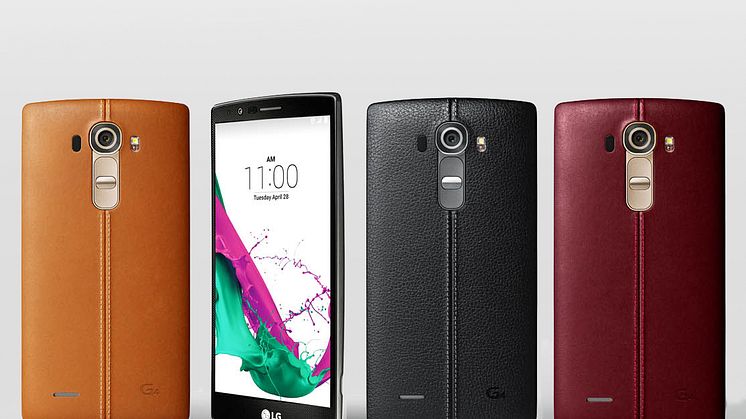 PREMIERE FOR LG G4 – SMARTTELEFON MED EKTE SKINN OG SUPERKAMERA