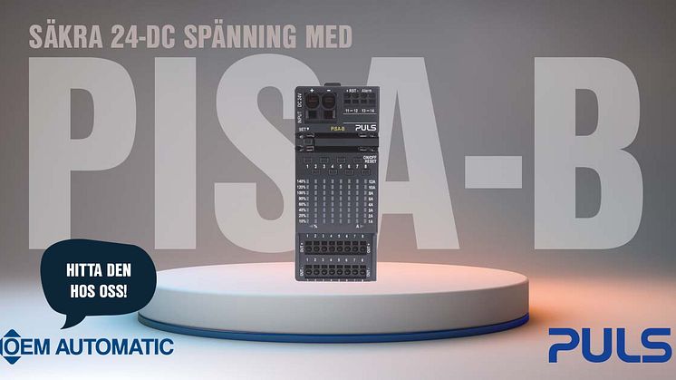 FLERA 24-VDC SÄKRINGAR I SAMMA SKÅP? TÄNK PISA-B!