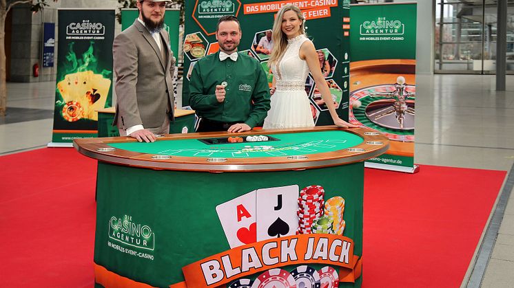 Spaß am Casino zur eigenen Hochzeit verspricht "Die Casino Agentur" aus Dresden - Foto Isabell Gradinger