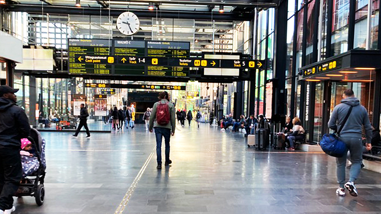 Malmö C utses till Årets station av konsumentorganisationen Resenärerna. Foto: Emil Frodlund
