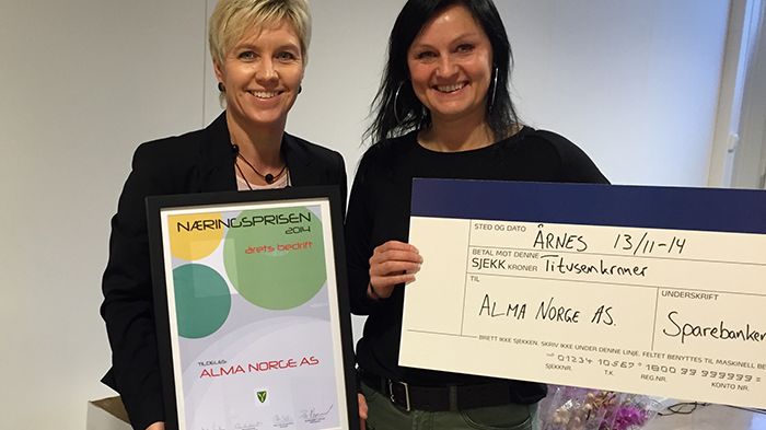 Alma Norge AS ble Årets bedrift i 2014