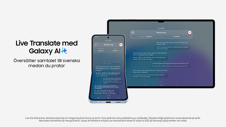 Samsung Galaxy AI släpps på svenska 28 oktober