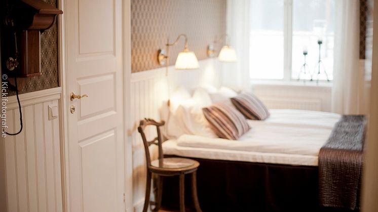 Hotellrum i Trädgårdsmästarvillan