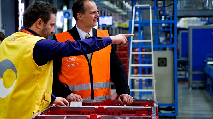 Samferdselsminister Ketil Solvik-Olsen og regionsdirektør Hans-Øyvind Ryen