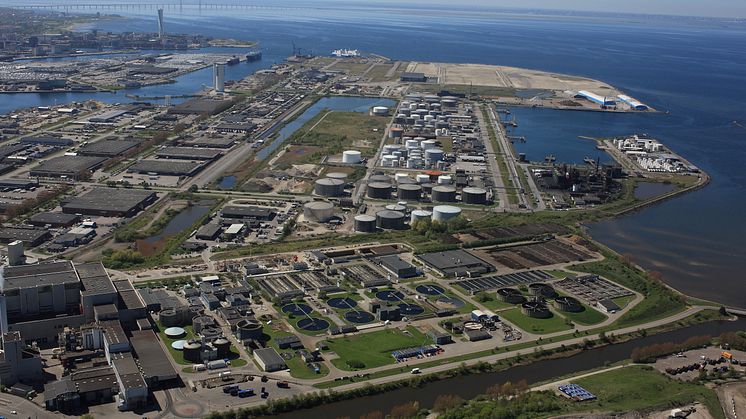 Sjölunda avloppsreningsverk, Norra hamnen i Malmö