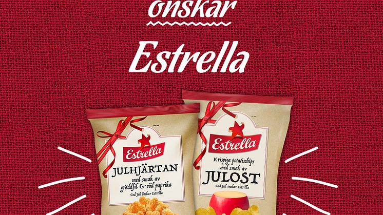 Nyhet: Julostchips & Julhjärtan