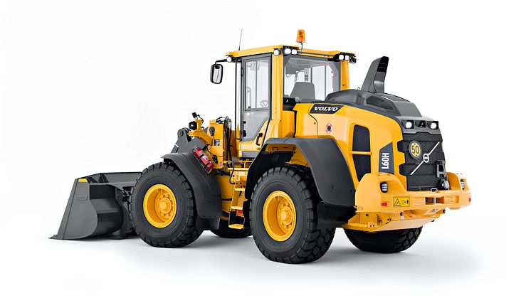 Volvo L60H, L70H och L90H - studiobild på nya H-serien
