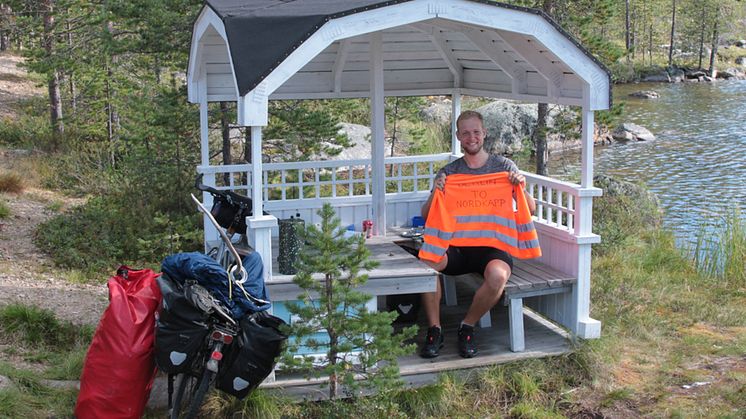 TH-Logistik-Student Lukas hat per Rad das Nordkap erreicht
