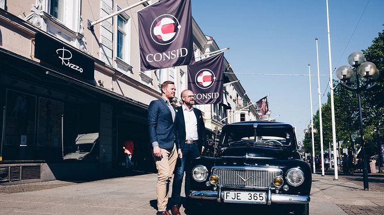 Fr.v. Carl Hagberg, Business Developer och Key Account Manager Consid Gäteborg & Petter Bergström, Regionansvarig Consid Göteborg.