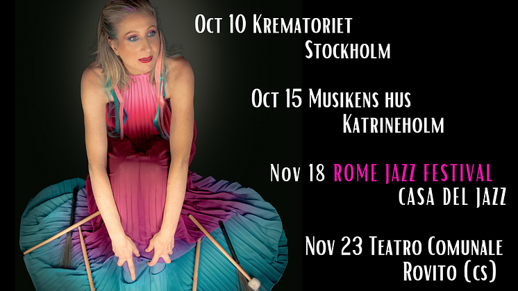 Colours tour - konsert med jazztrummisen Cecilia Sanchietti