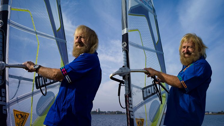 Die Zwillinge Manfred und Jürgen Charchulla gelten als Pioniere des Windsurfens © Christian Irrgang
