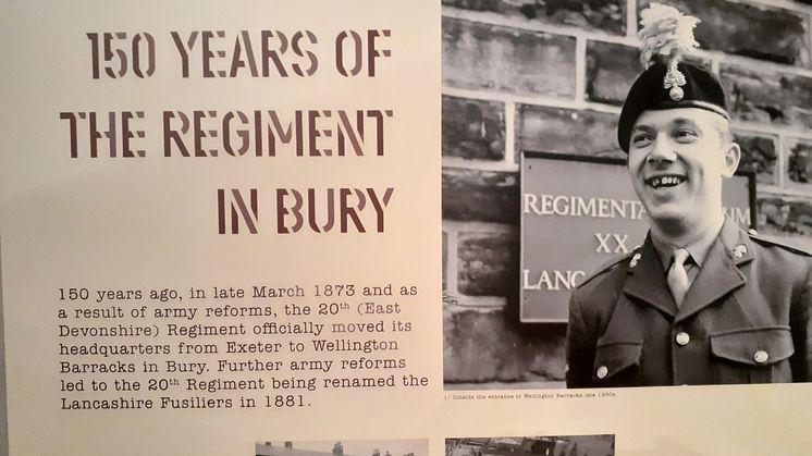 New exhibition at Bury's Fusilier Museum