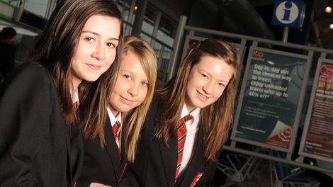 School children.
